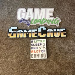 Game Room Wall Decor 