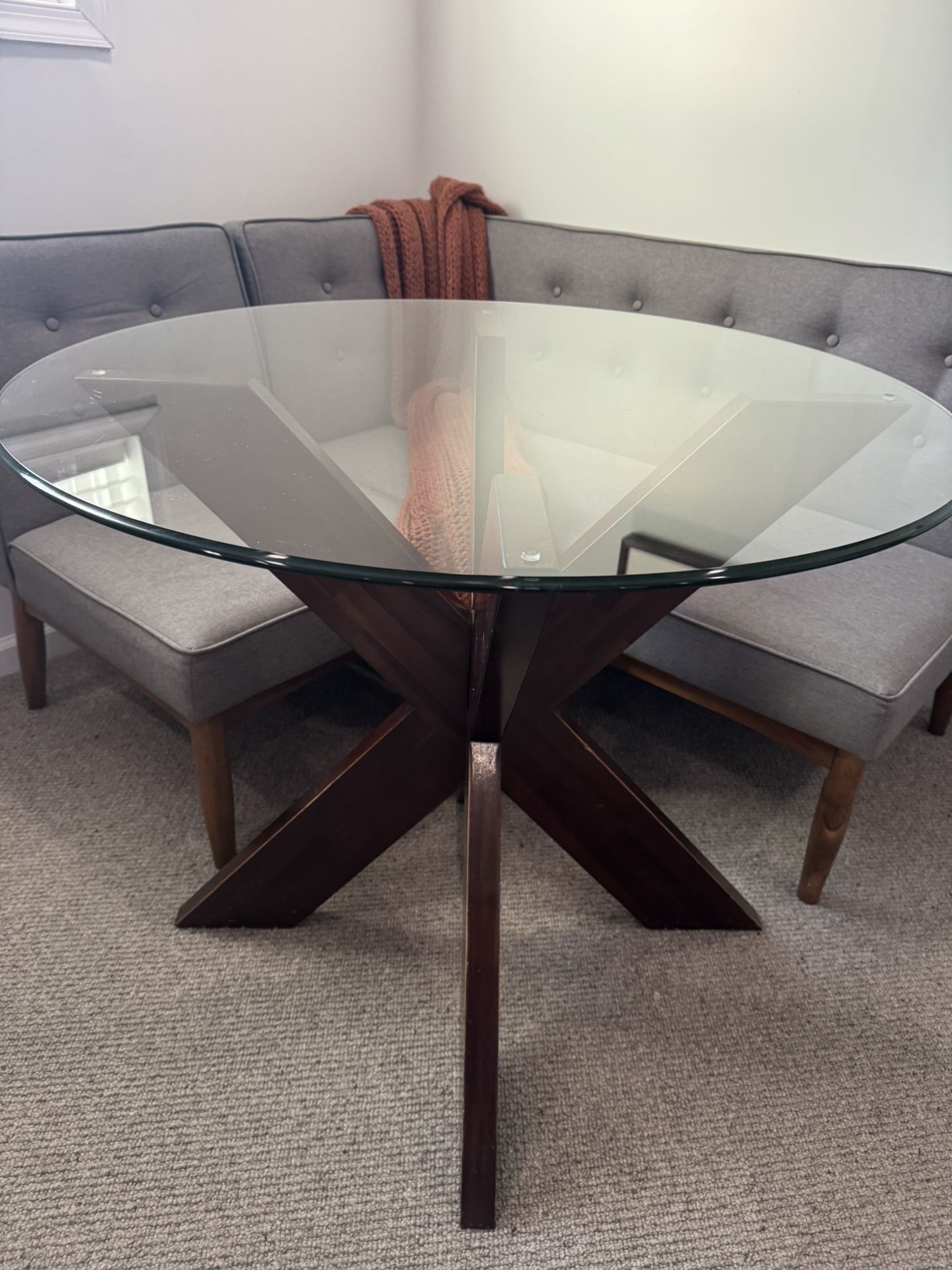 Espresso dining table