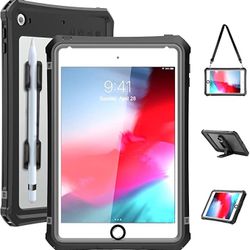 ShellBox Case iPad Mini 4/5 Waterproof Case, Protective Full Body Shockproof