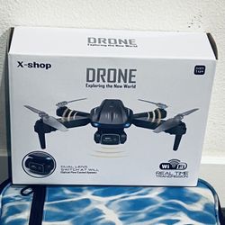 Brand new Drone with REAL WIFI TRANSMISSION Camera 1080P HD, FPV Drones with 2 Batteries,