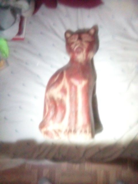17" TERRACOTTA CAT (Ceramic)