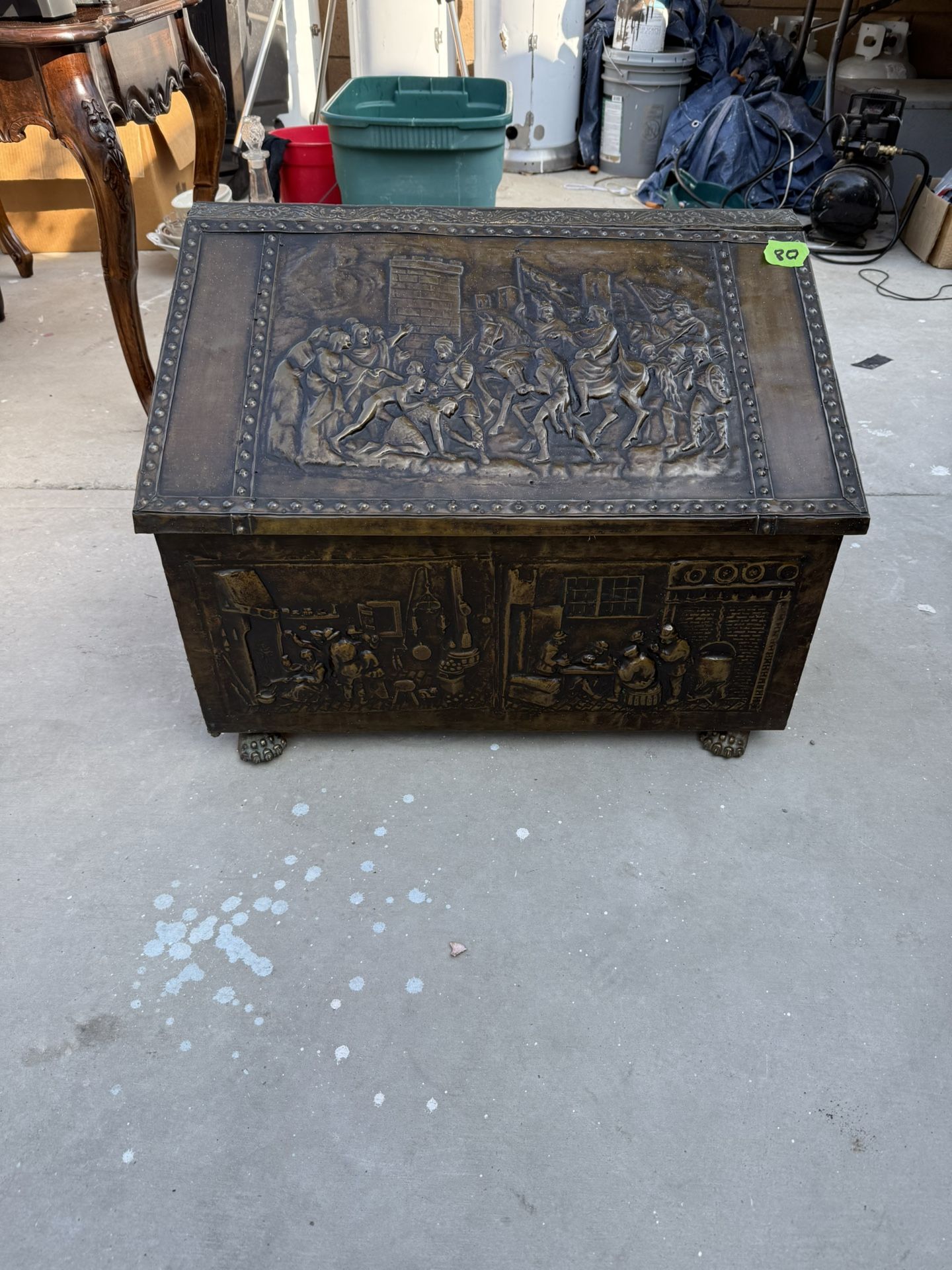 Antique Antique 19th Century Fireplace / Ash Box