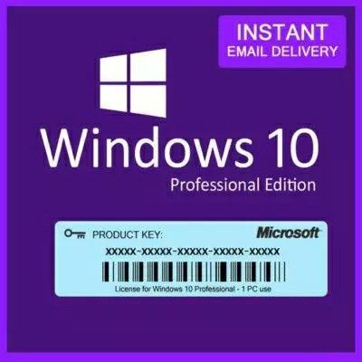 Microsoft Windows 10 Pro Genuine Product Key