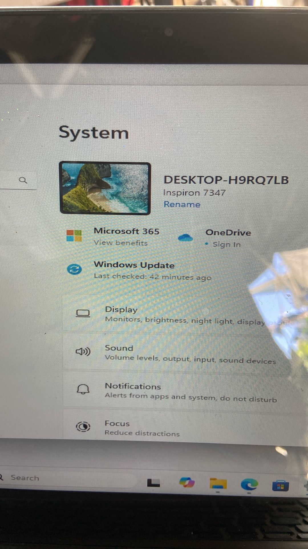 Dell Laptop Win 11