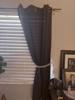 Brown Gromit top curtain panel 51x 62