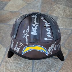 Chargers Autographed Signed Leather Hat Helmet 