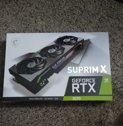 MSI GEFORCE RTX 3070 SUPRIM X  8GB