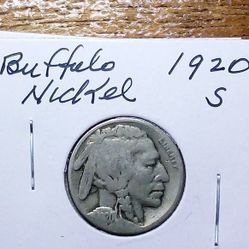 1920 S Buffalo Nickel
