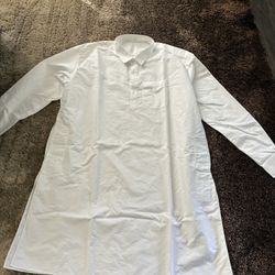 White Punjabi Kurta Set