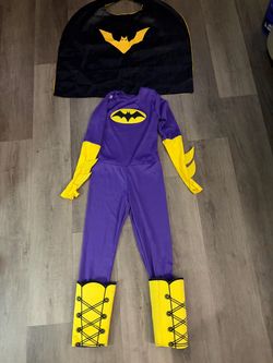 Batgirl Halloween Costume with Cape