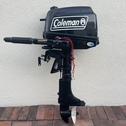 Coleman Powersports 5 HP Outboard Boat Motor
