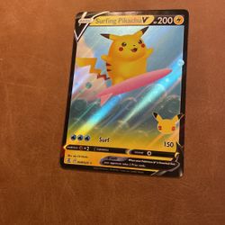 Surfing Pikachu V