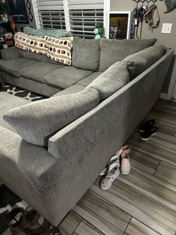 L-shaped couch