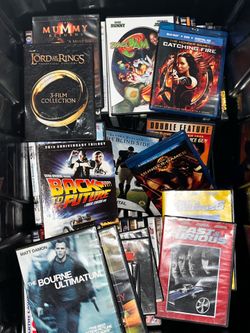 Bin full of classic collectible dvds