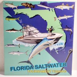New Sealed Vintage 1992 Florida Saltwater Tournament Fishing Board Game Blemish Front plastic seal has a small tear. See Pics. The image shows the pac