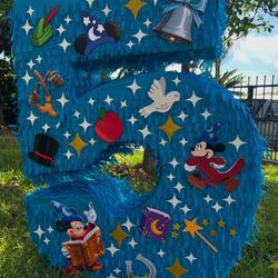 Sorcerer Mickey Mouse Disney Fantasia 2000 Number Five / Numero Cinco Pinata