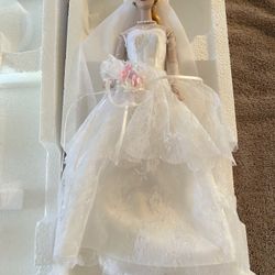 Vintage Mattel 1989 Barbie Porcelain Collection Wedding Party Barbie Doll 