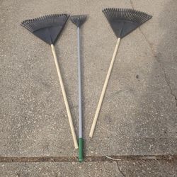 Price Is Firm.. Three Ames Leaf Rakes