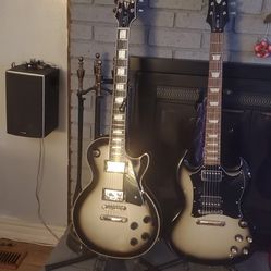 Epiphone SG And Les Paul Custom Pro For Sale 