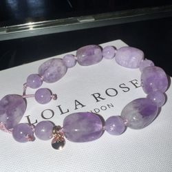 LOLA ROSE LONDON - Purple Stone Bracelet 