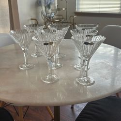 Crystal Glasses  $. 5 Each 