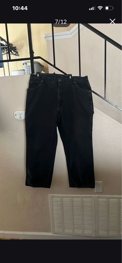 Mens preowned Dickies black carpenter Jean work pants: 40x30
