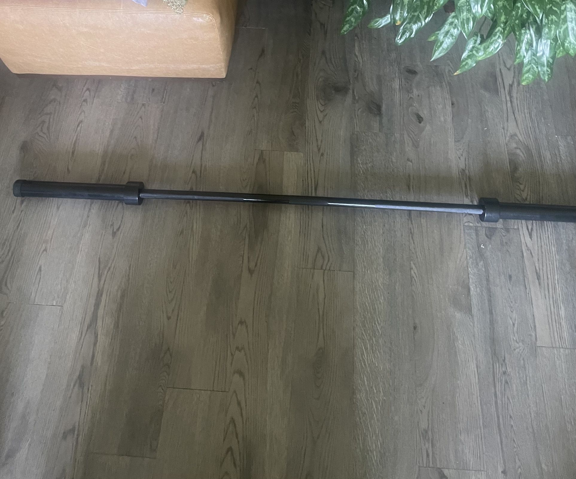 6 Ft Black Bench Press Squat Barbell Cap Brand