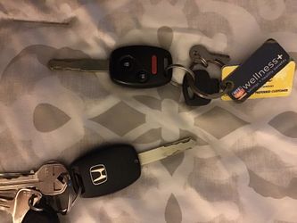 Honda Accord, Oddysey, Crv, Civic and Element EX-SC 05-11 two original keys and back cover