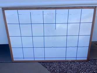 Large Whiteboard with Wood Frame