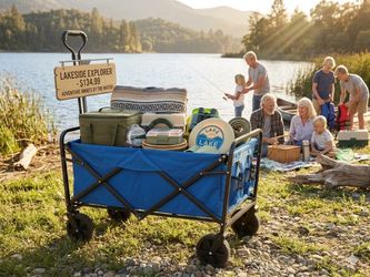 BRAND NEW Heavy-Duty Folding Wagon (680 lbs Capacity) โโ Ultimate Utility Cart for Gardening, Camping & Moving! ๐