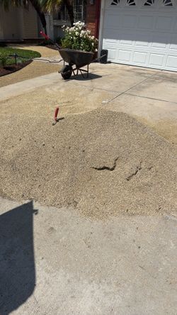 FREE GRAVEL rock 1 cubic yard