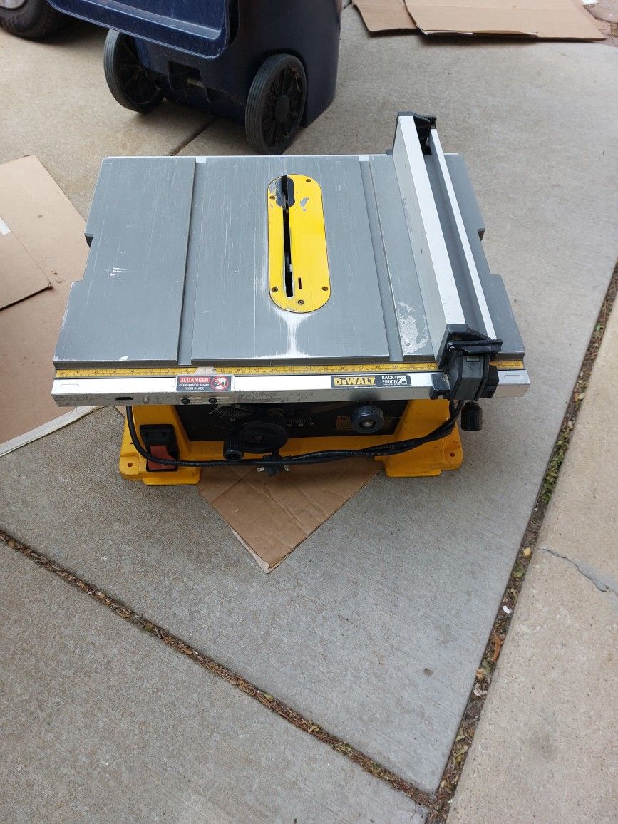 Dewalt Table Saw. NEED MOTOR