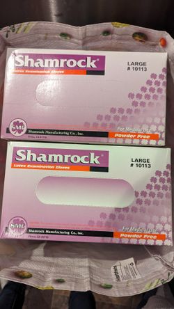 8 Boxes Of Size Large Rubber Gloves