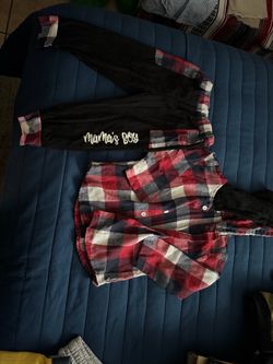 Mama's Boy Kids Plaid Button-Up Shirt