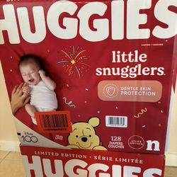 Huggies Diapers - Little Smugglers Newborn. 2 Boxes.