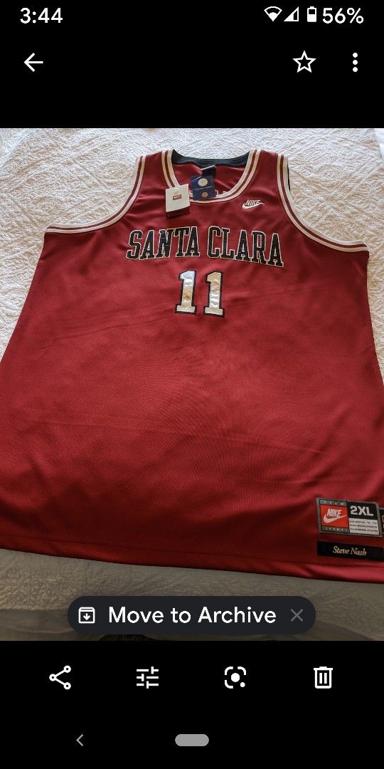 Steve Nash College Jersey
