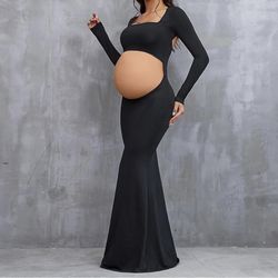 Black Maternity Dress 