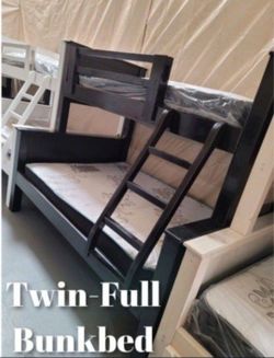 Bunk Beds / Literas Twin Full Madera 100% Pinewood