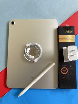 256gb Apple IPad 10th Generation (10.9” Liquid / 2022 model) with pen, keyboard, case & Accessories (warranty 2026) 