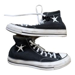 Stussy x Converse Chuck 70 Hi - Black - Mens 9.5