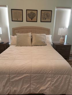 Queen Upholstered Bed Frame