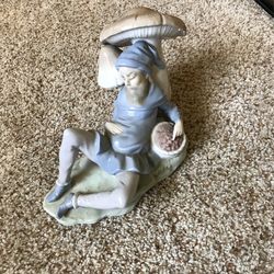 Ceramic Sleeping Elf