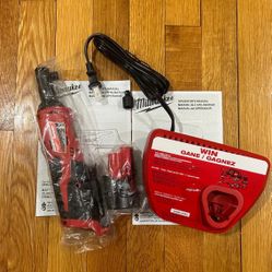 Milwaukee Ratchet 3/8 Inch + Charger + Battery