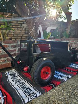 Ratrod xhoptop pedal push car/wagon