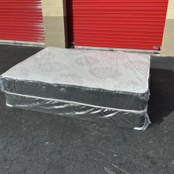 Queen Mattress Set – Medium – Brand New – Delivery Available 🚚