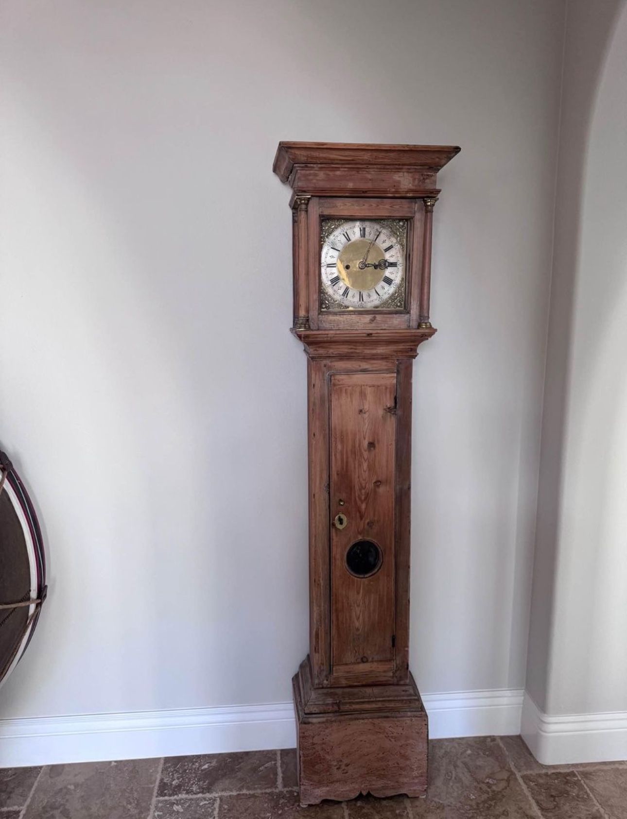 Antique Grandfather Clock From England, Made In 1745