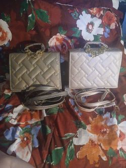 Clutch purses with straps