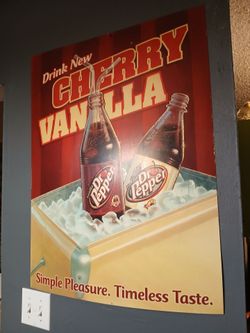 old sign cherry vanilla dr pepper