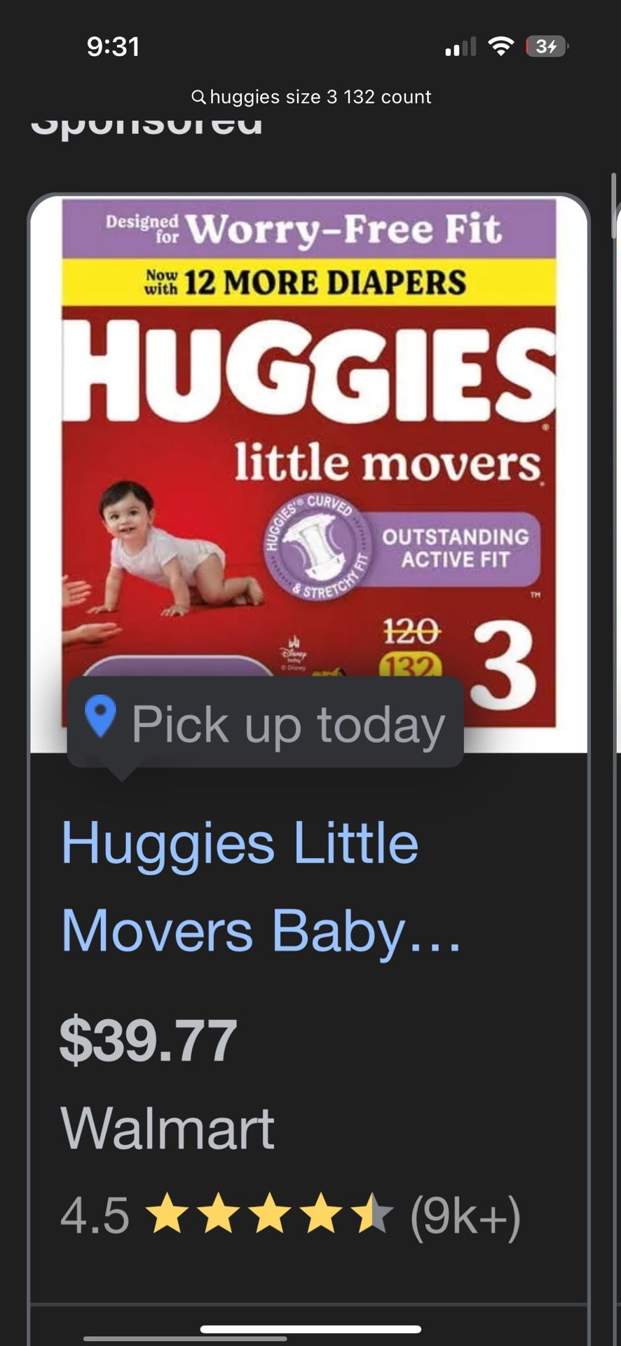 Huggies Size 3