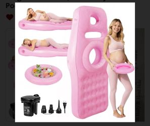 Pregnancy pool float